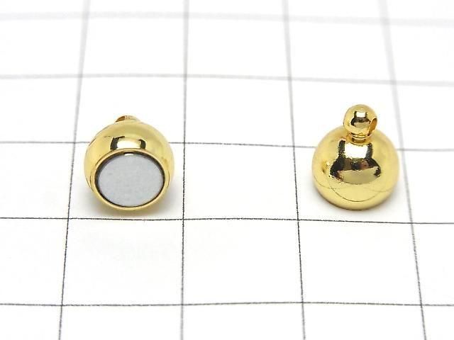 Metal parts Magnetic Clasp with Jump Ring 18x8x8mm 5pairs