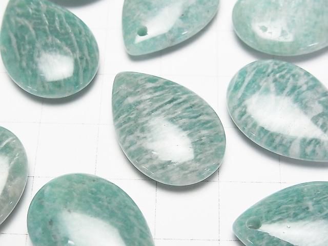 Amazonite AA+ Pear shape 25x17mm 2pcs