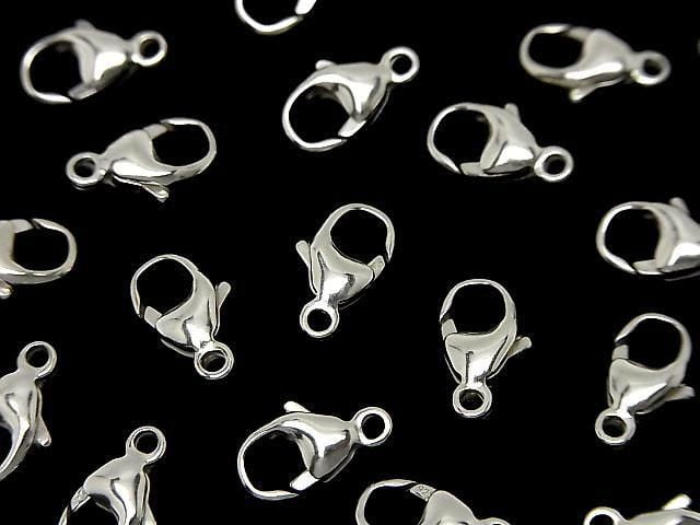 Silver925 Oval Lobster 9mm,11mm,13mm No coating 1pc