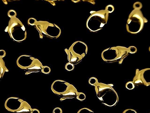 Silver925 Oval Lobster 9mm,11mm,13mm 18KGP 1pc
