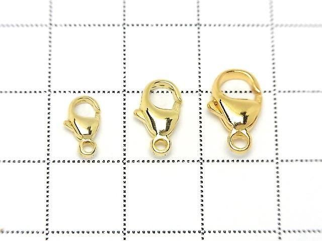 Silver925 Oval Lobster 9mm,11mm,13mm 18KGP 1pc