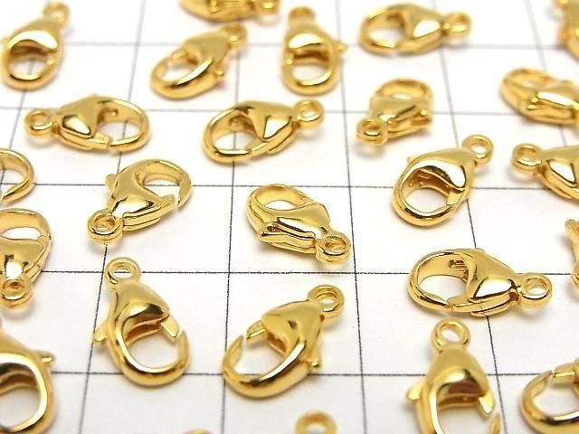 Silver925 Oval Lobster 9mm,11mm,13mm 18KGP 1pc