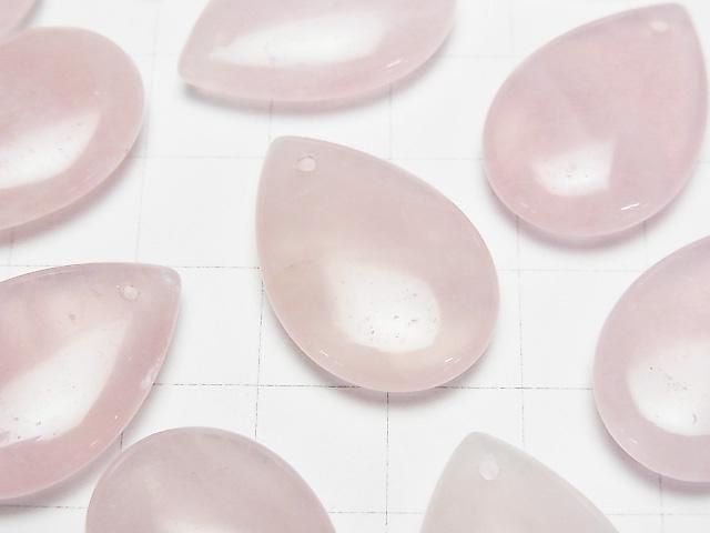 Rose Quartz AA++ Pear shape 25x17mm 2pcs