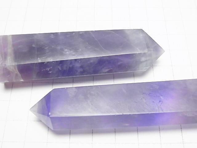 Purple Fluorite Point (Hexagonal Pillar) 1pc