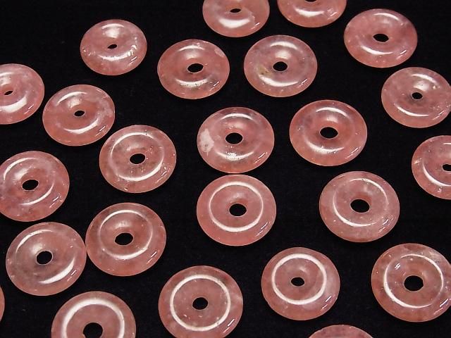 Argentinischer Rhodochrosit AAA-Münze (Donut) 1Stk