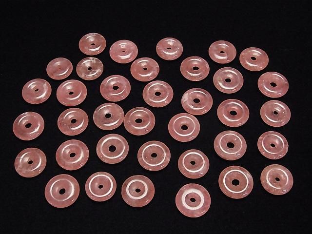 Argentinischer Rhodochrosit AAA-Münze (Donut) 1Stk