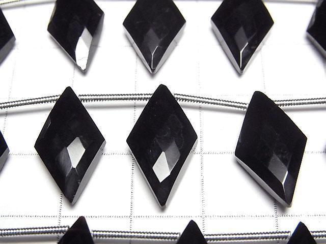 Onyx AAA Diamantform 20x10mm halbe oder 1 Strang Perlen (8 Stück)