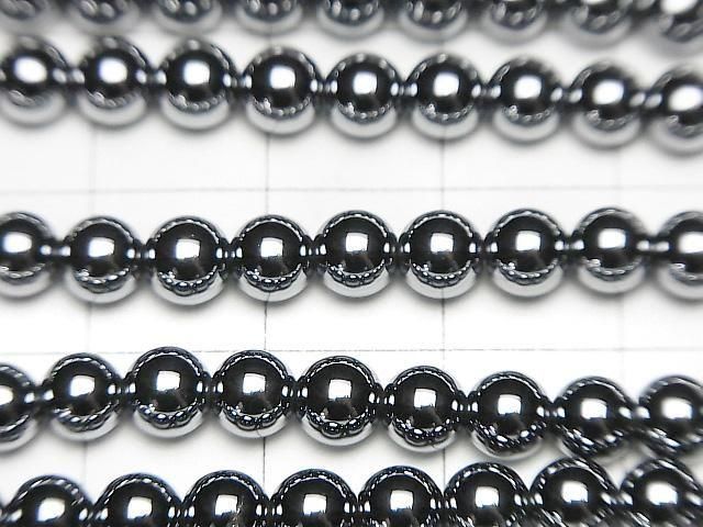 Terahertz Small Size Round 5mm 1strand beads (aprx.15inch/37cm)