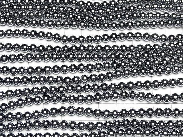 Terahertz Small Size Round 5mm 1strand beads (aprx.15inch/37cm)