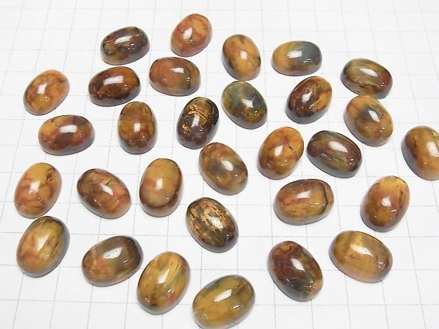 Pietersit AAA Oval Cabochon 18x13mm 1Stk
