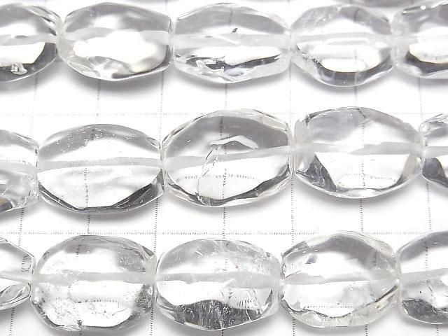 Kristall AA++ Facettiertes Nugget 1Strang Perlen (ca. 15 Zoll/38 cm)