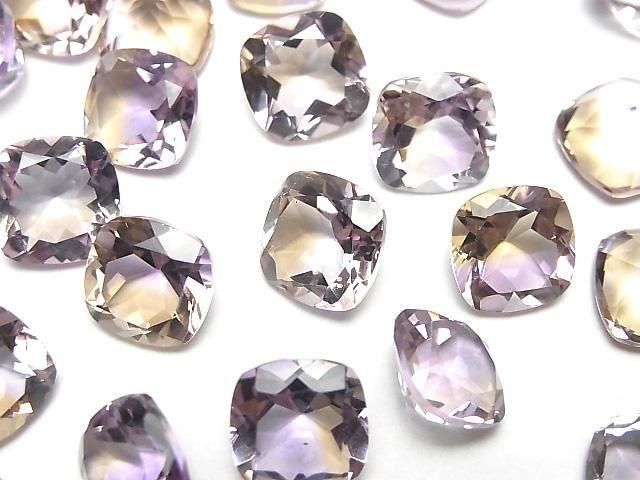 Hochwertiger Ametrin AAA Lose Stein Quadrat Facettiert 10x10mm 1Stück