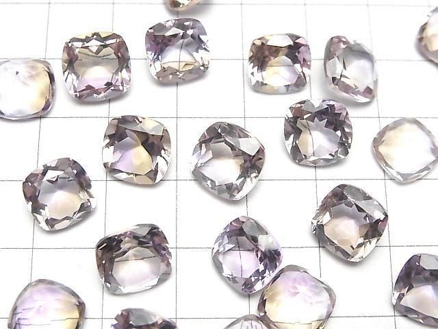 Hochwertiger Ametrin AAA Lose Stein Quadrat Facettiert 10x10mm 1Stück