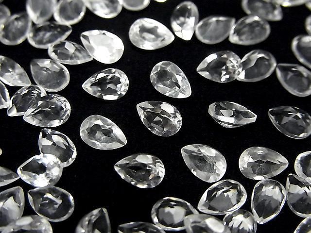 Hochwertiger Kristall AAA Lose Stein Birnenform Facettiert 6x4mm 10Stück