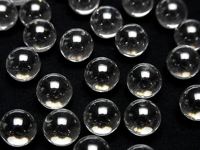 Kristall (geschmolzener Quarz) AAA Kugel, Rund 10mm 10 Stück