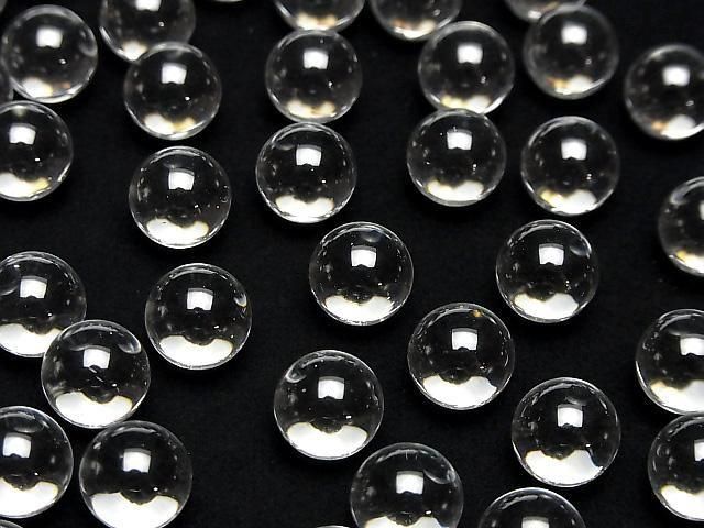 Kristall (geschmolzener Quarz) AAA Kugel, Rund 10mm 10 Stück