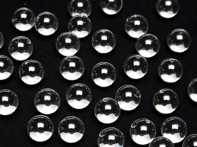 Kristall (geschmolzener Quarz) AAA Kugel, Rund 10mm 10 Stück