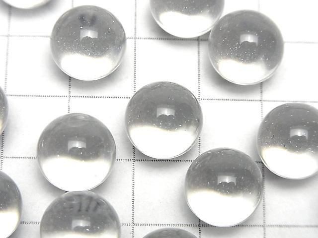 Kristall (geschmolzener Quarz) AAA Kugel, rund 12mm 10 Stück