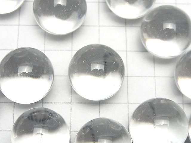 Kristall (geschmolzener Quarz) AAA Kugel, rund 20mm 10 Stück