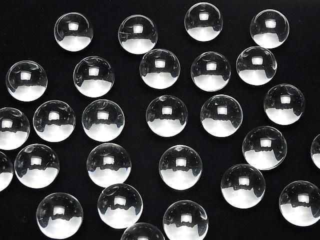 Kristall (geschmolzener Quarz) AAA Kugel, rund 20mm 10 Stück