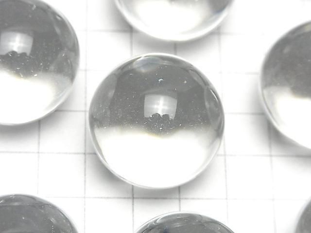 Kristall (geschmolzener Quarz) AAA Kugel, rund 29mm 5 Stück