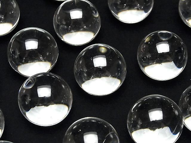 Kristall (geschmolzener Quarz) AAA Kugel, rund 29mm 5 Stück