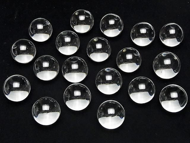 Kristall (geschmolzener Quarz) AAA Kugel, rund 29mm 5 Stück