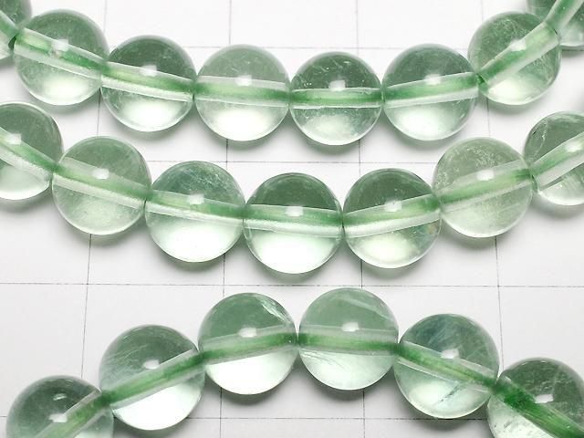 Grüner Fluorit AAA rund 7mm Armband