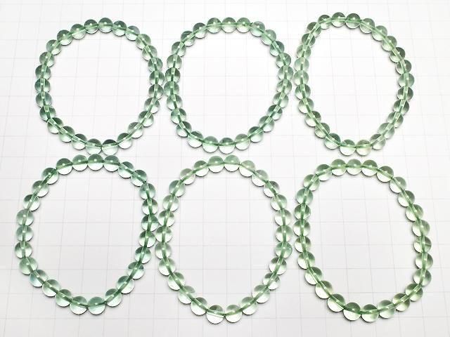Grüner Fluorit AAA rund 7mm Armband