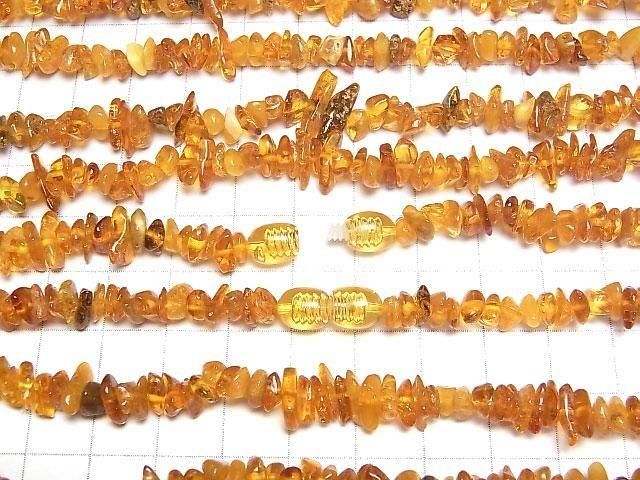 Baltisches Bernstein Chips (Kleine Nuggets) Halskette