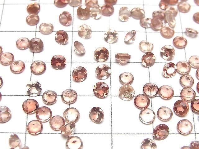 Hochwertiger Oregon-Sonnenstein AAA Lose Stein Rund Facettiert 4x4mm 3 Stück