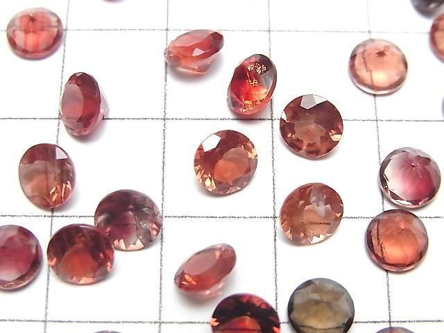 Hochwertiger Oregon-Sonnenstein AAA Lose Stein Rund Facettiert 6x6mm 1 Stück