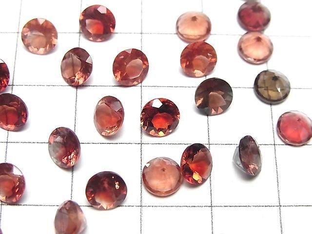 Hochwertiger Oregon-Sonnenstein AAA Lose Stein Rund Facettiert 6x6mm 1 Stück