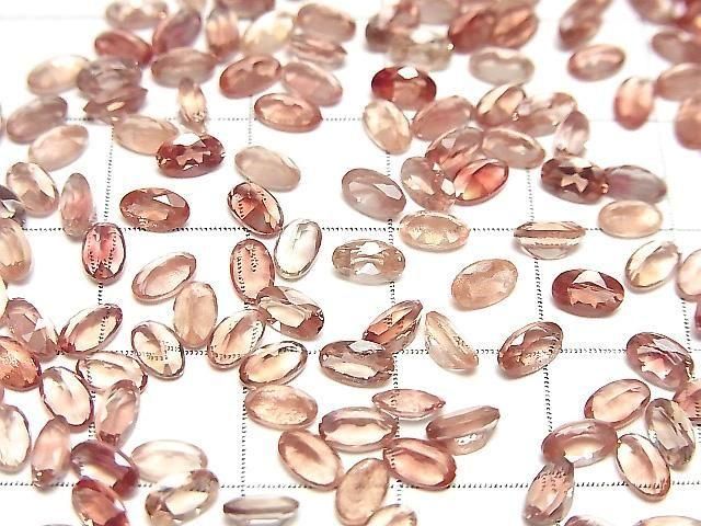 Hochwertiger Oregon-Sonnenstein AAA Lose Stein Oval Facettiert 5x3mm 3 Stück