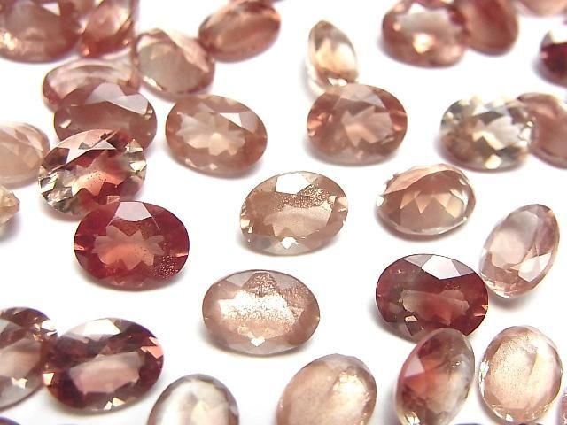 Hochwertiger Oregon Sonnenstein AAA Lose Stein Oval Facettiert 8x6mm 1Stück