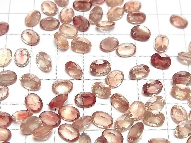 Hochwertiger Oregon Sonnenstein AAA Lose Stein Oval Facettiert 8x6mm 1Stück