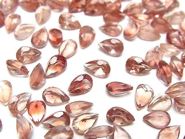 Hochwertiger Oregon-Sonnenstein AAA Lose Stein Birnenform Facettiert 6x4mm 2 Stück