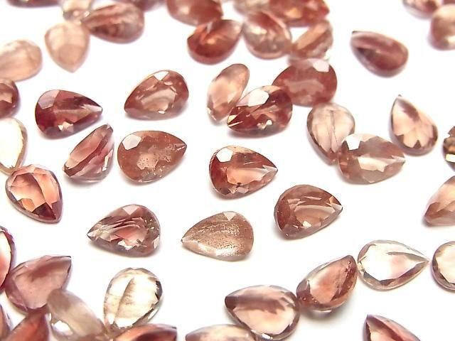 Hochwertiger Oregon-Sonnenstein AAA Lose Stein Birnenform Facettiert 7x5mm 1 Stück