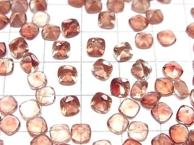 Hochwertiger Oregon-Sonnenstein AAA Lose Stein Quadratisch Facettiert 5x5mm 1 Stück