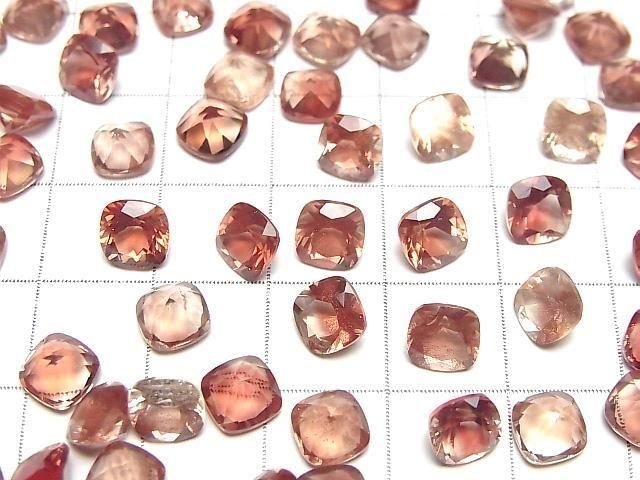 Hochwertiger Oregon-Sonnenstein AAA Lose Stein Quadratisch Facettiert 6x6mm 1 Stück