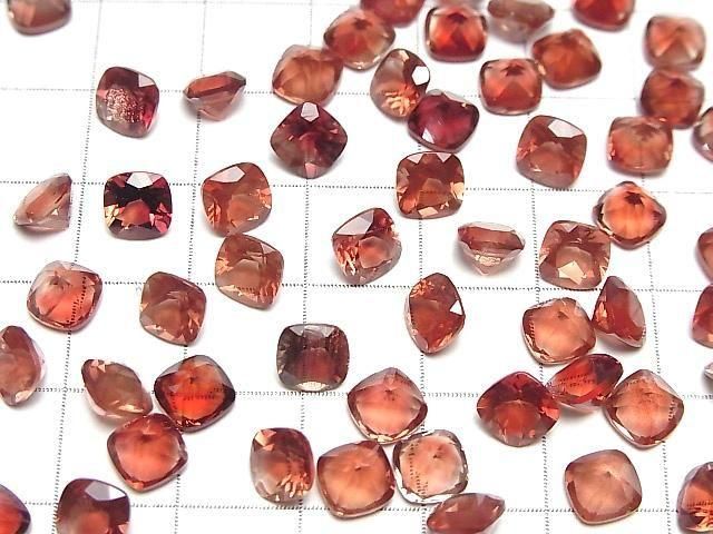 Hochwertiger Oregon-Sonnenstein AAA Lose Stein Quadratisch Facettiert 6x6mm 1 Stück