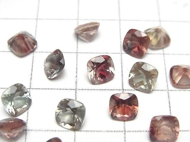 Hochwertiger Oregon-Sonnenstein AAA Lose Stein Quadratisch Facettiert 6x6mm 1 Stück
