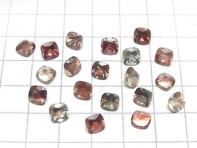 Hochwertiger Oregon-Sonnenstein AAA Lose Stein Quadratisch Facettiert 6x6mm 1 Stück