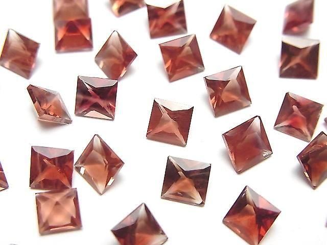 Hochwertiger Oregon-Sonnenstein AAA Lose Stein Quadratisch Facettiert 5x5mm 1 Stück