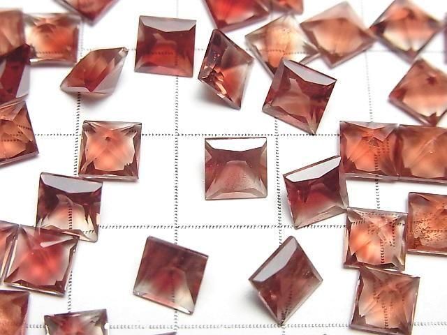 Hochwertiger Oregon-Sonnenstein AAA Lose Stein Quadratisch Facettiert 6x6mm 1 Stück