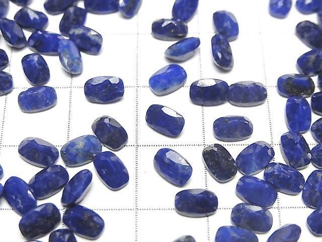 Lapislazuli AA++ Lose Stein Rechteckig Facettiert 6x4mm 10 Stück