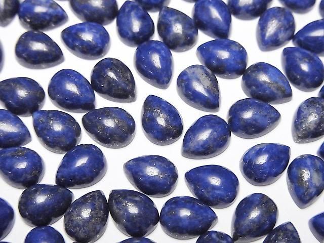 Lapislazuli AA++ Tropfenform Cabochon 8x6mm 5 Stück