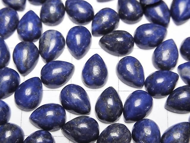 Lapislazuli AA++ Tropfenform Cabochon 8x6mm 5 Stück
