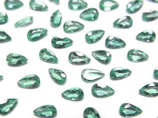 Zambia Hochwertiger Smaragd AAA- Lose Stein Tropfenform facettiert 5x3mm 1Stk