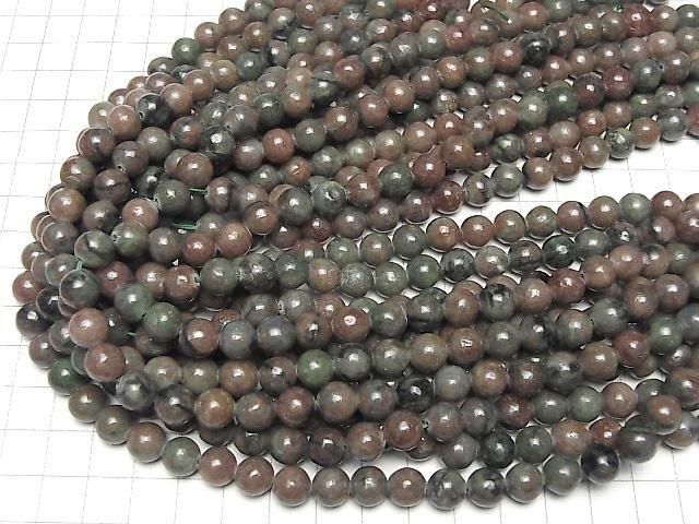 Eclogit Runde 8,5mm 1strang Perlen (ca. 15 Zoll/36 cm)